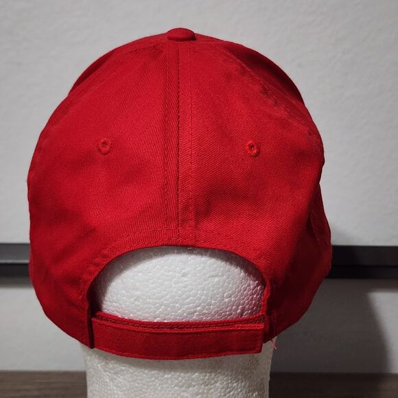 Trader Joe’s Demo Crew OSFA Exclusive Employee Hat Strap Surfing Vintage Red - Picture 3 of 6